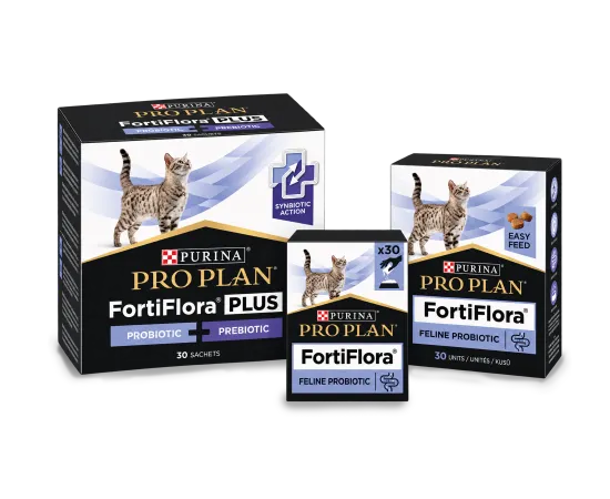 Confezioni Purina Pro Plan FortiFlora Plus per gatti