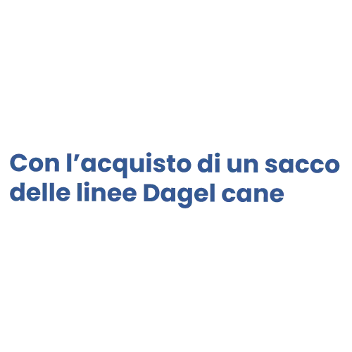 Testo promozionale su sfondo nero per prodotti Dog&Cat