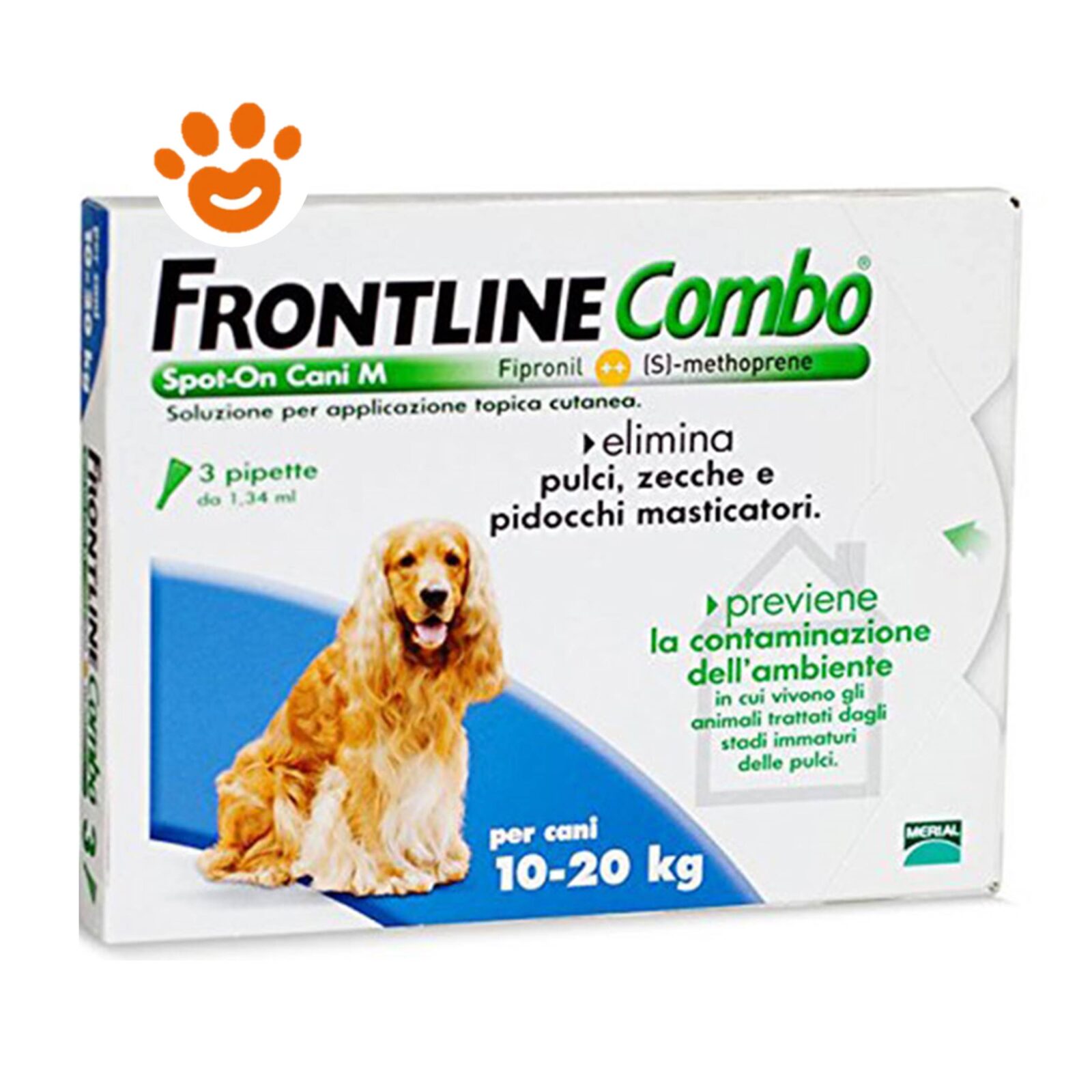 Frontline Combo Cani da 1020 kg Antiparassitario Amore Animale Shop