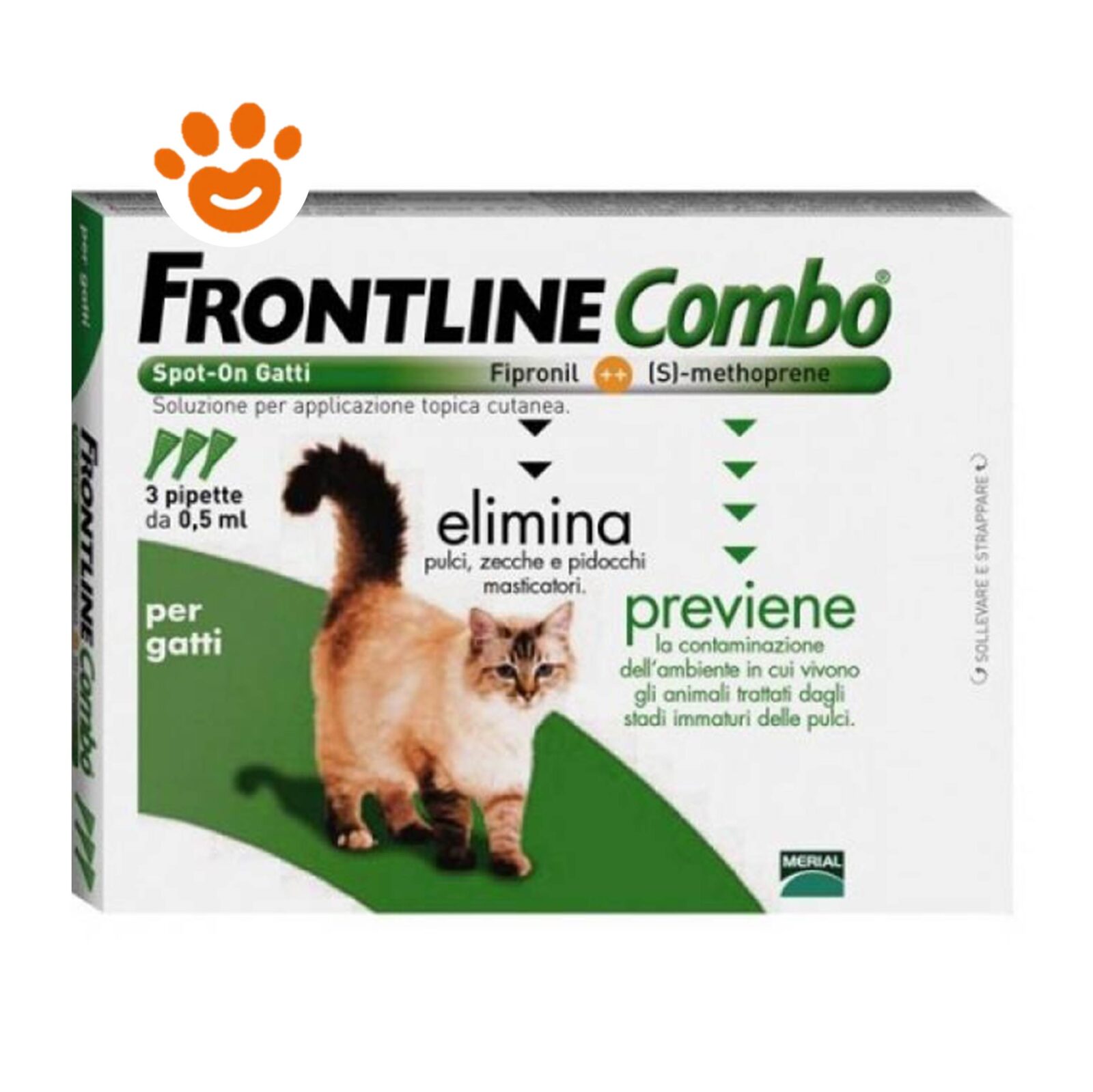 Frontline Combo Gatto Antiparassitario per gatti Amore Animale Shop