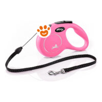 Ferribiella Guinzaglio Flexi Classic Corda Rosa