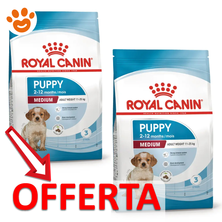 Sacchi Royal Canin Puppy Medium in offerta
