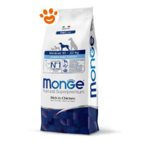 Sacco crocchette Monge Puppy Junior Medium pollo