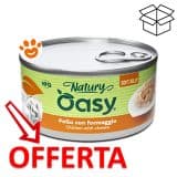 Cibo per gatti pollo e formaggio in offerta