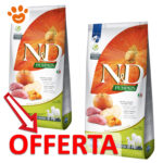 Offerta crocchette cane N&D Pumpkin Medium Maxi