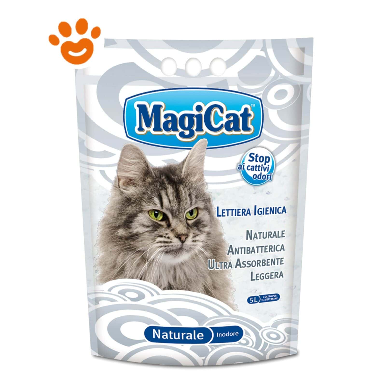 Magicat Lettiera Per Gatti Silicio Naturale Amore Animale Shop