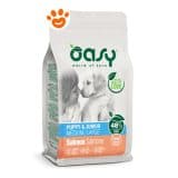 Oasy Dog Puppy e Junior Medium/Large Monoproteico Salmone