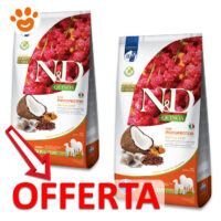 Offerta crocchette N&D Quinoa per cani