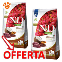 Offerta crocchette N&D Quinoa per cani adulti