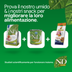 Prodotti N&D Prime cibo umido e snack cane