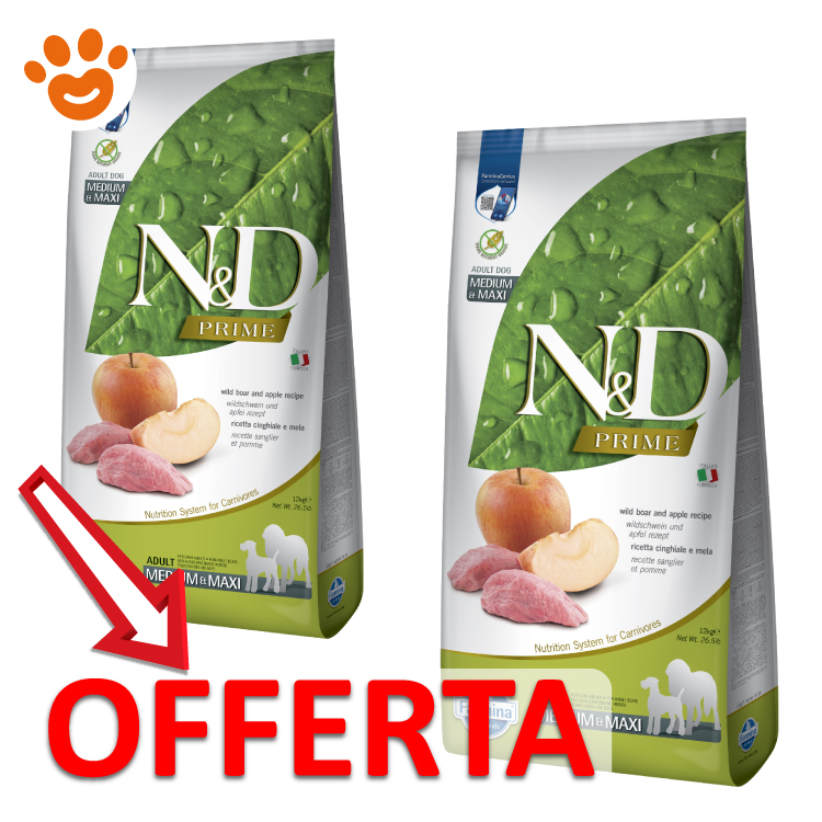Offerta crocchette N&D Prime cane adulto