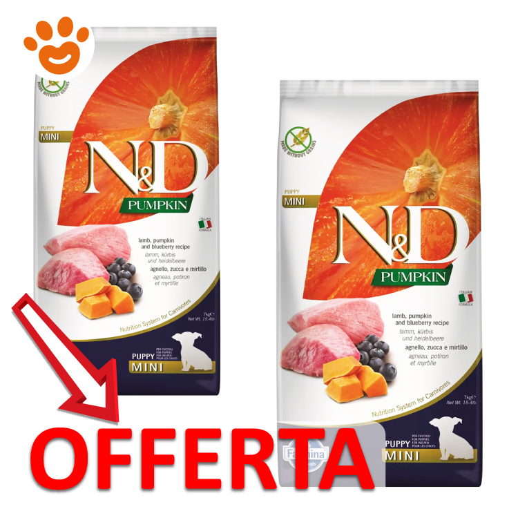 Offerta crocchette N&D Pumpkin Puppy Mini