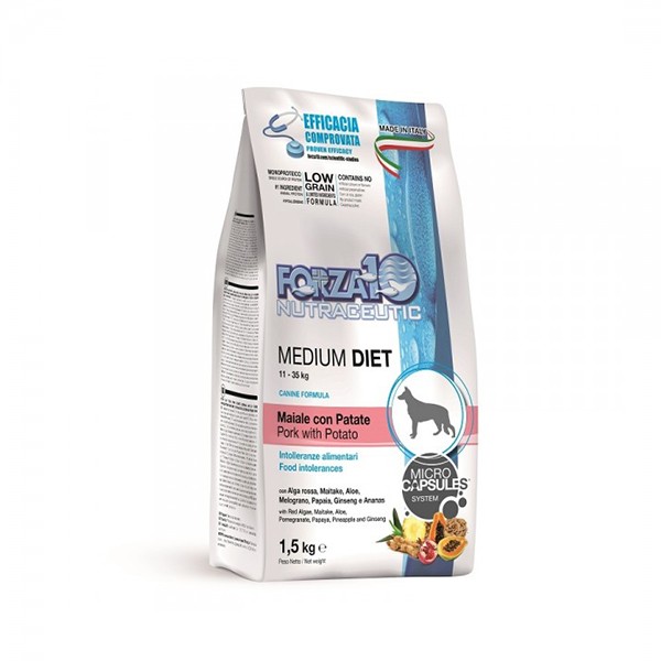 Forza10 Dog Medium Diet con Maiale e Patate