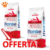 Offerta crocchette Monge Active All Breeds Adult