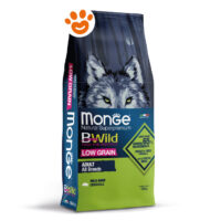 Sacco crocchette Monge BWild Low Grain cane