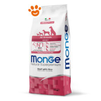 Sacco crocchette Monge Adult manzo e riso