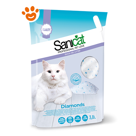Sanicat Lettiera Diamonds al Silicio Amore Animale Shop