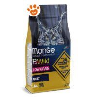 Sacco crocchette gatto Monge BWild Low Grain