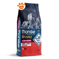 Sacco crocchette Monge BWild Puppy cervo 12kg