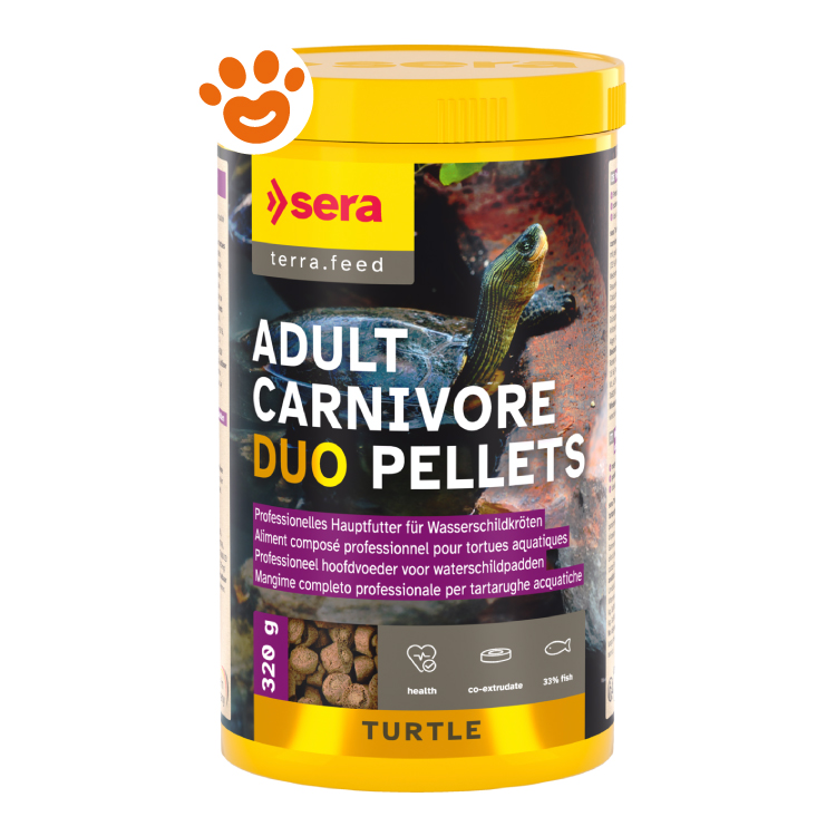 Barattolo mangime per tartarughe adulte carnivore