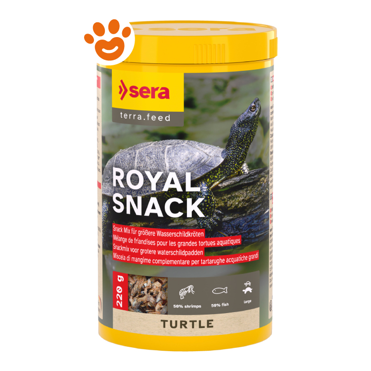 Barattolo Sera Royal Snack per tartarughe acquatiche