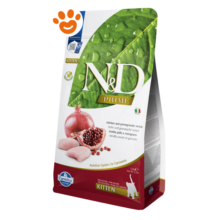 Sacco crocchette N&D Prime Kitten pollo melograno