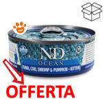 Scatoletta N&D Ocean kitten in offerta
