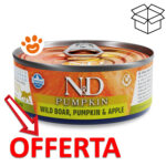 Lattina N&D Pumpkin cinghiale, zucca e mela