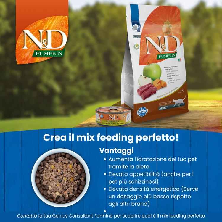 Crocchette e umido N&D Pumpkin per cani