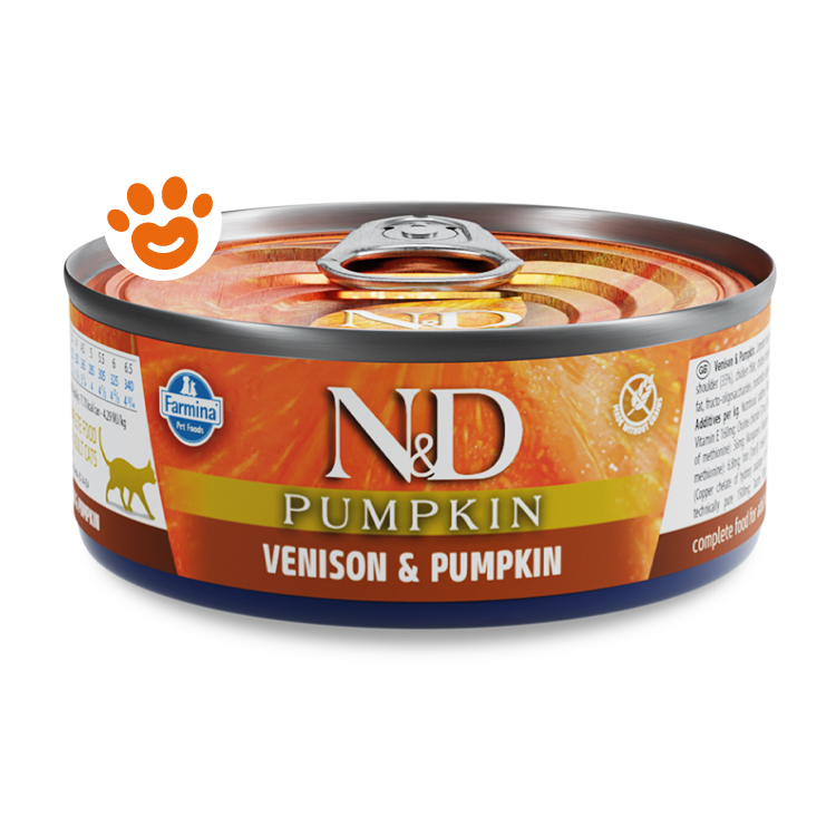 Lattina N&D Pumpkin cervo e zucca