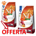 Offerta crocchette gatto N&D Pumpkin Adult