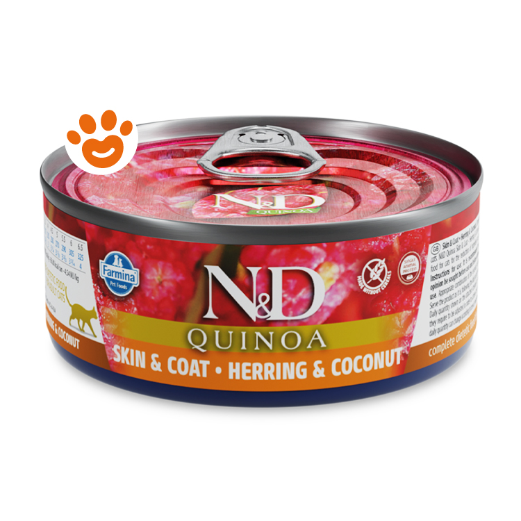 Scatoletta N&D Quinoa aringa e cocco
