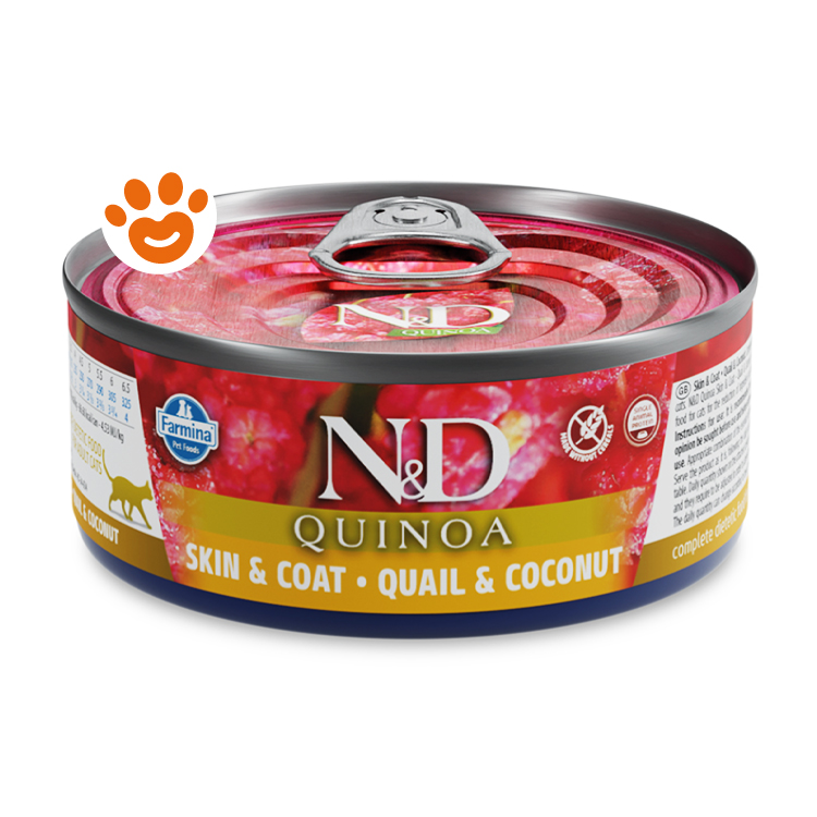 Lattina cibo gatto N&D Quinoa quaglia e cocco