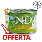 Lattina Farmina N&D Prime cinghiale e mela