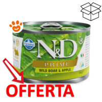 Lattina Farmina N&D Prime cinghiale e mela