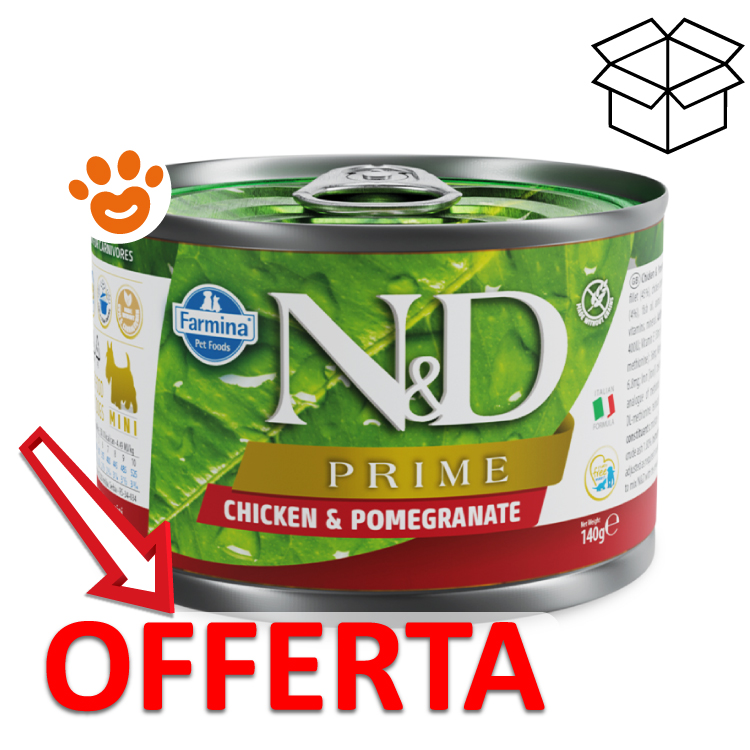 Lattina N&D Prime pollo e melograno offerta