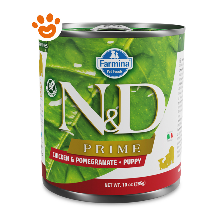 Lattina Farmina N&D Prime Puppy pollo e melograno