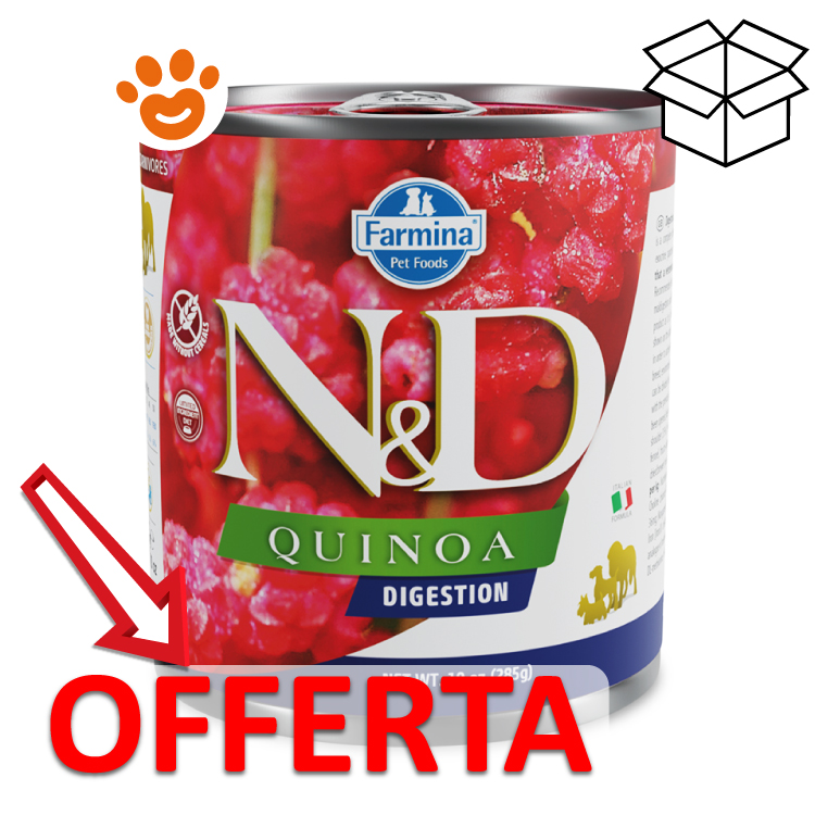 Lattina Farmina N&D Quinoa Digestion in offerta