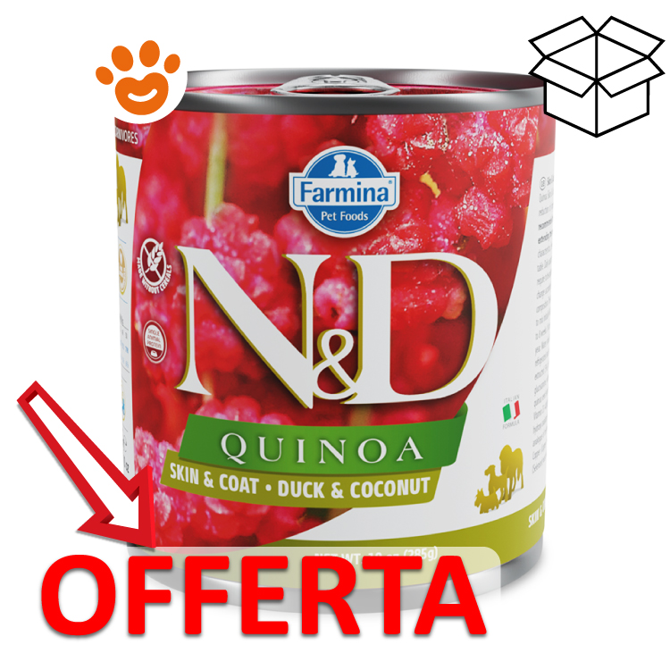 Lattina Farmina N&D Quinoa per cani offerta