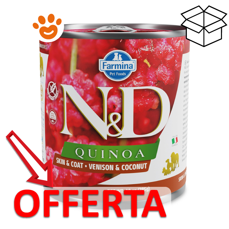 Lattina Farmina N&D Quinoa in offerta
