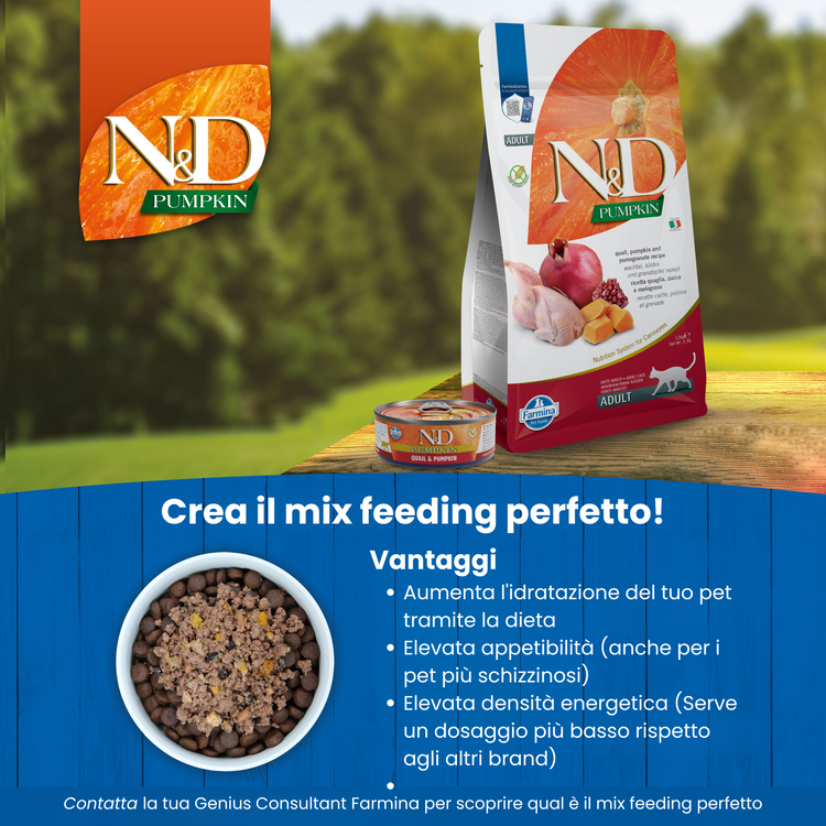 Cibo per cani N&D Pumpkin mix feeding