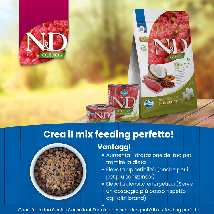 Alimenti per cani N&D Quinoa mix feeding