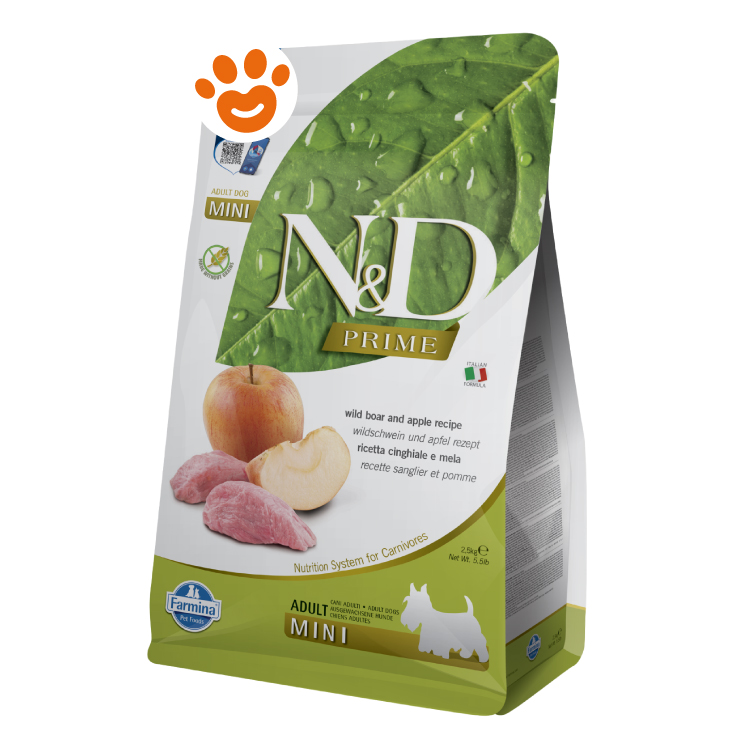 Sacco crocchette N&D Prime cinghiale e mela