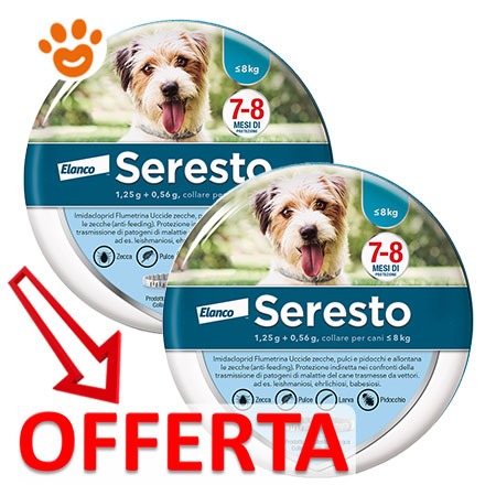 Seresto collare fino a 8 kg