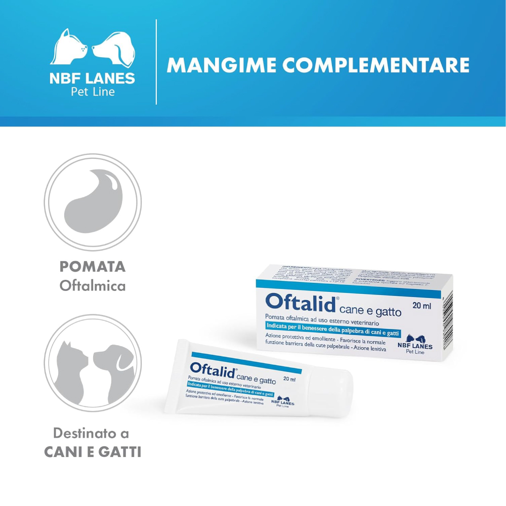 Pomata oftalmica Oftalid per cani e gatti