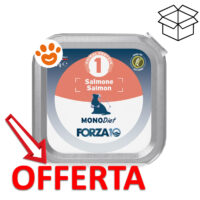 Vaschetta cibo cane Forza10 Monodiet Salmone offerta