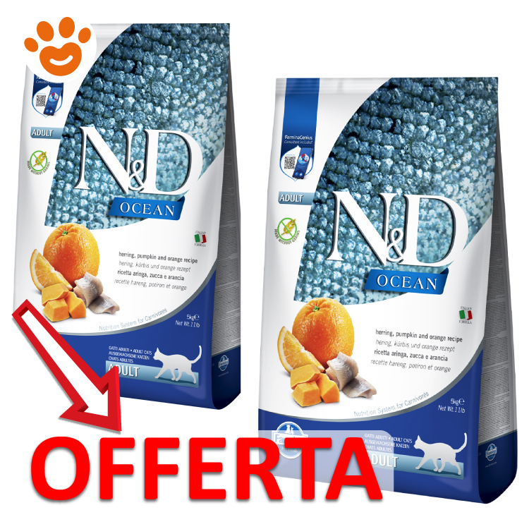 Offerta crocchette gatto N&D Ocean Adult