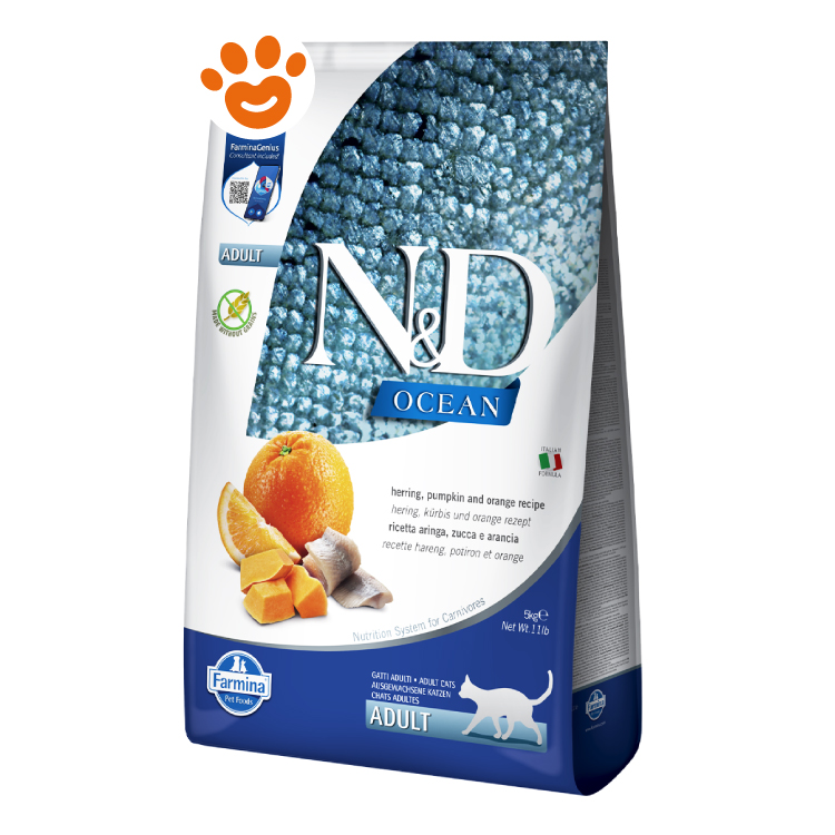 Sacco crocchette gatto N&D Ocean adulto