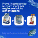 Linea alimenti e snack N&D per cani