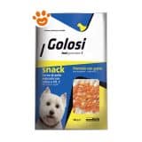 Golosi Dog Snack Carne di Pollo Essiccato Ricca con Calcio
